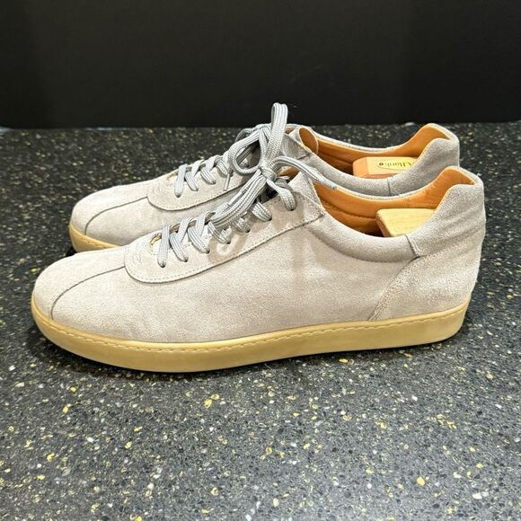 Mugnaio (Portugal) Gray Suede Retro Sneakers. Size 44/US 10.5. - Picture 4 of 12